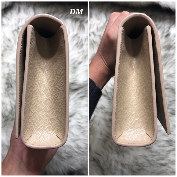 SAINT LAURENT CLUTCH WITH INTERLOCKING METAL YSL - Picture 3 of 8